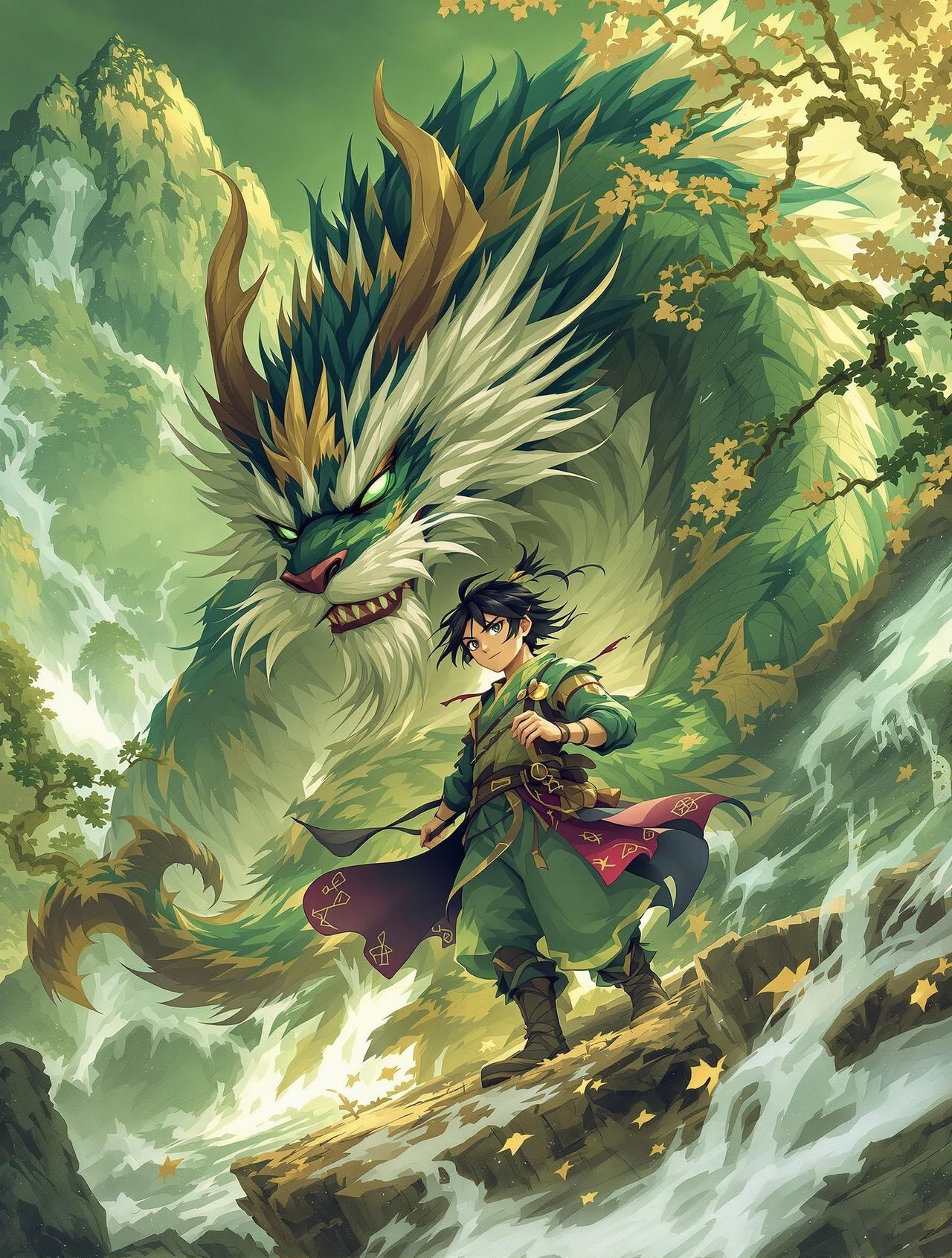 山海经异兽录 - 奇幻漫画封面